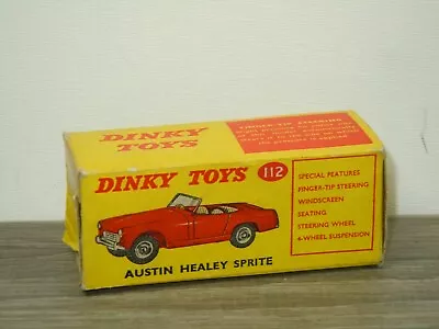 Original Empty Dinky Toys Box 112 - Austin Healey Sprite *50964 - Bild 1 von 4