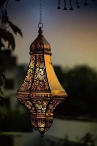 24"Vintage Design Modern Turkish Handmade Moroccan Ceiling Hanging Lighting Lamp - Picture 1 of 2