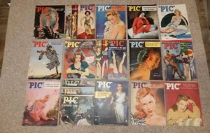 15 VINTAGE MAGAZINES PIC 1940s - Picture 1 of 1