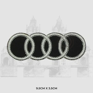 Aplique para ropa de hierro/costura bordado parche con logotipo de Audi - Imagen 1 de 2