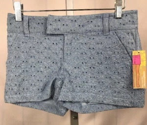 New GIRLS CAMP SHORTS 10 Macy's Greendog Dog blue CUTE - Picture 1 of 6
