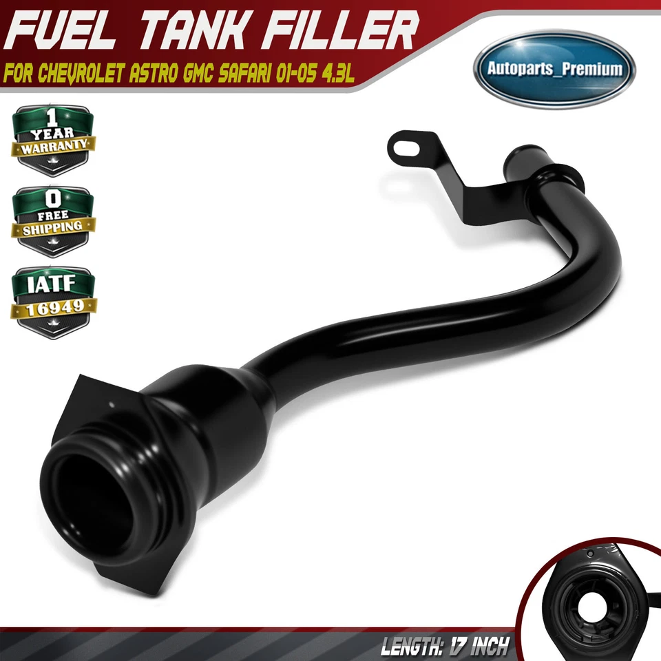Steel Fuel Tank Filler Neck Steel for Chevrolet Astro GMC Safari 2001-2005 4.3L - Image 1 of 4