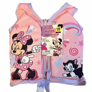 Gilet salvagente Disney Junior Minnie Mouse bambino 20" 40 libbre MAX 1 anno più gilet da bagno - Foto 1 di 4