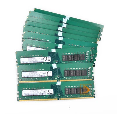 Samsung 80GB 10X 8GB PC4-2400T DDR4 2400MHz 288Pin UDIMM Desktop Memory RAM - Image 1 of 4