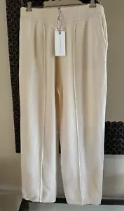 Loveshack Fancy  Cashmere Foxglove Pants, NWT ** Small, Ivory - Picture 1 of 13