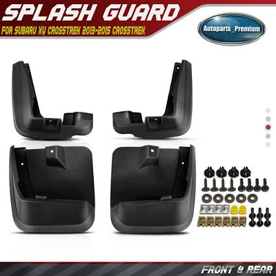 4x guardabarros delanteros y traseros guardabarros guardabarros para Subaru XV Crosstrek 2013-2015 Foto 1 de 4