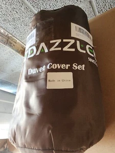 BEDAZZLED White Duvet Cover King (104"x90") Washed Cotton. Zip up branded bag! - Picture 1 of 2