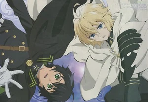 poster promo Seraph of the End Owari no Mysterious Joker anime Yuichiro Mikaela - Picture 1 of 2
