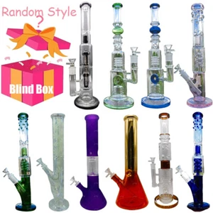 Blind Box 1pc Glass Smoking Pipe Hookah Hand Pipes Hookahs W/ Bowl Random Style - Picture 1 of 21