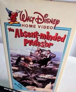 The Absent-Minded Professor VHS 1961, 1986 Disney Slip Sleeve - Foto 1 di 9