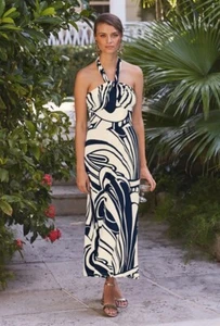 Boden Lilah Multi Way Dress Size US 8 Long Maxi Vacation Tropical Travel New - Picture 1 of 24