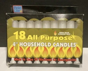 18 Pack of Lantern Candles 4" All Purpose Household Survival Kit Emergencies - Picture 1 of 8