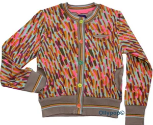 KIDZ ART Girls Size: 4  Rain Print Cardigan Sweater NWT - Picture 1 of 1