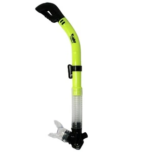 NUOVO 100% Snorkeling Asciutto Immersioni Immersioni Snorkeling Neon GIALLO Rimane Asciutto - Foto 1 di 1