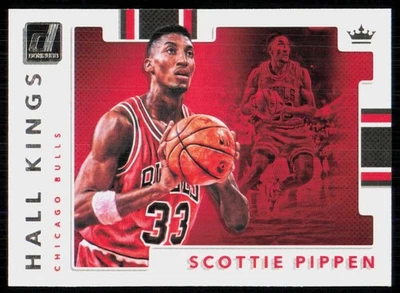 2017-18 Panini Donruss Hall Kings Scottie Pippen Chicago Bulls #30 - Image 1 of 2