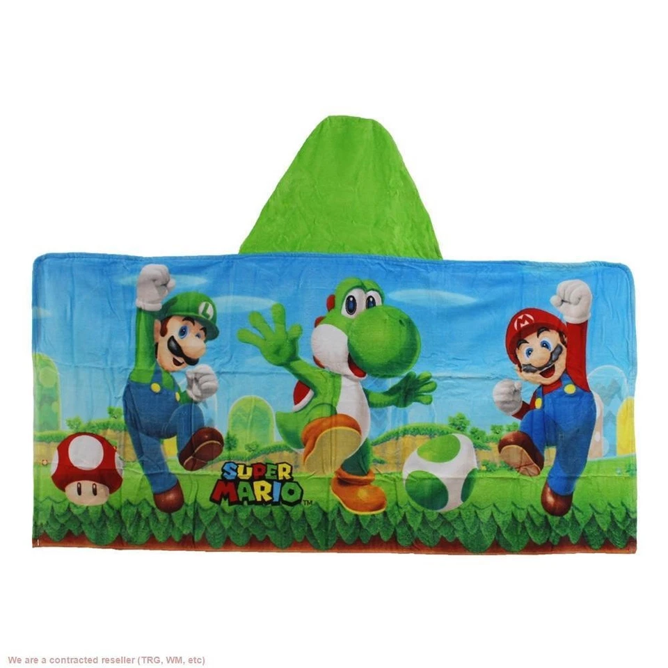 Super Mario Yoshi Hooded Towel * WITH TAGS*