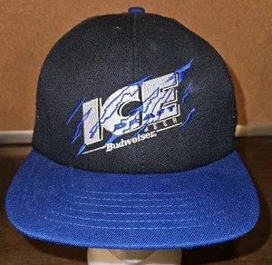 Vintage Budweiser Ice Draft Snapback Mütze Made in USA - Einheitsgröße verstellbar  - Bild 1 von 5