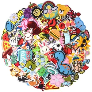 60PCS Random Assorted Styles Embroidered Patches, Sew on/Iron on Patches, App... - Picture 1 of 6