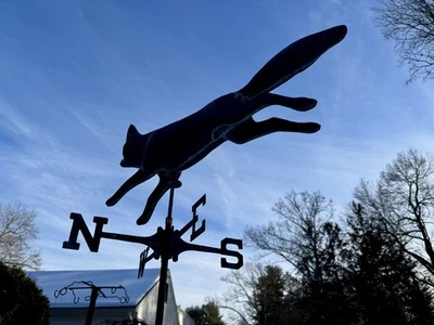 Veleta Fox vintage de cobre de John Garret Thew Foto 1 de 4