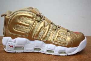 Nike Supreme x Air More Uptempo Metallic Gold - UK Size 7 (902290-700) - Bild 1 von 15