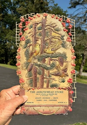 The Arrowhead Store Wall Hanger Advertising Albion, New York General Store - Image 1 of 4