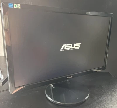 ASUS VE200 20” LCD Monitor – 1600x900 HD+, VGA DVI, Office/Home, Tested - Image 1 of 3