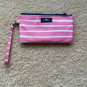 SCOUT Kate Wristlet w/ Strap - Pink w/ White Stripes - EUC - 8”x4” - Picture 1 of 5