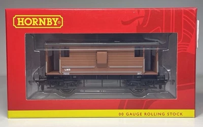 Hornby R6768 LMS 20 Ton Brake Van 730159 In Brown - OO Gauge - Boxed - Image 1 of 4