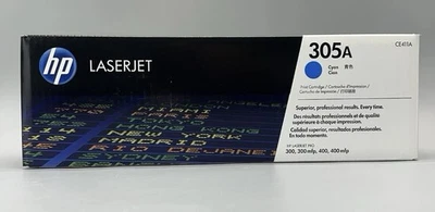 Cartucho de tóner HP 305A cian original LaserJet Pro rendimiento estándar (CE411A) Foto 1 de 4