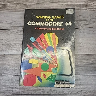 ВЫИГРЫШНЫЕ ИГРЫ НА КОММОДОРЕ 64 ВИНТАЖНАЯ КОМПЬЮТЕРНАЯ КНИГА TP BARRETT SW COLWILL 51 - Изображение 1 из 4