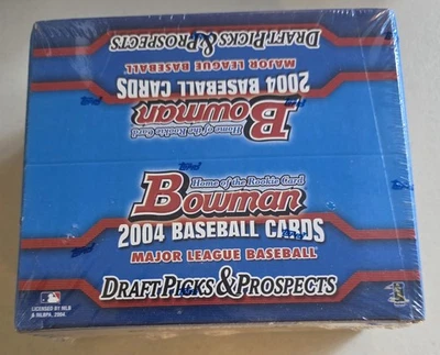 Caja al por menor de béisbol Bowman Draft Picks and Prospects 2004 (sellada de fábrica) Foto 1 de 3