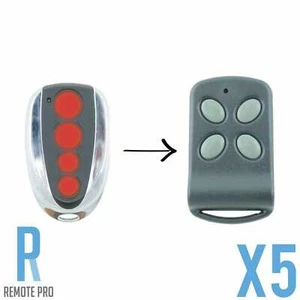 5 x NEW Genuine ACDC Genuine Red SlimGlide/EuroGlide Garage/Gate Remote - Picture 1 of 5