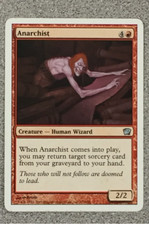MAGIC THE GATHERING ANARCHIST 1X- 9TH EDITION - UNCOMMON - LP