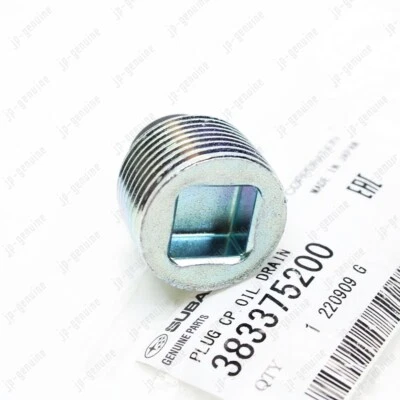 Tapón de drenaje de cárter de aceite diferencial trasero original SUBARU Forester Baja 383375200 OEM Foto 1 de 4
