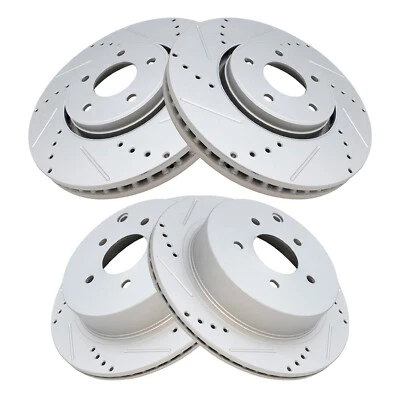 Front and Rear Disc Brake Rotor Set for INFINITI FX37 QX70 FX45 — 第 1/4 张图片