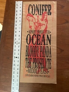 CONIFER BLOODY PANDA OCEAN TOUR SCREEN PRINT POSTER cd lp - Picture 1 of 2