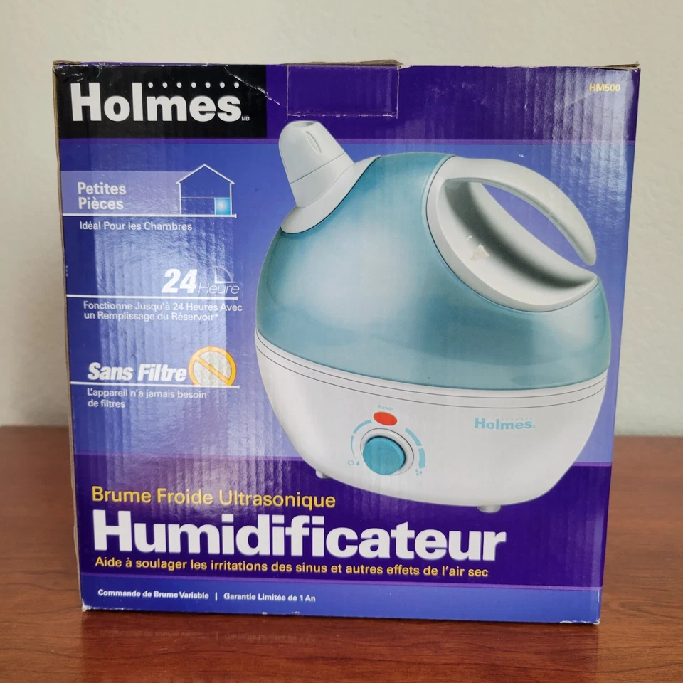 Humidifier Holmes Ultrasonic Cool Mist Runs Up To 24 Hour Variable Mist Control - Image 1 of 4