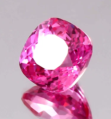Cojín de kuncita rosa natural de 4,95 quilates corte facetado piedras preciosas sueltas regalo 4 cumpleaños Foto 1 de 4