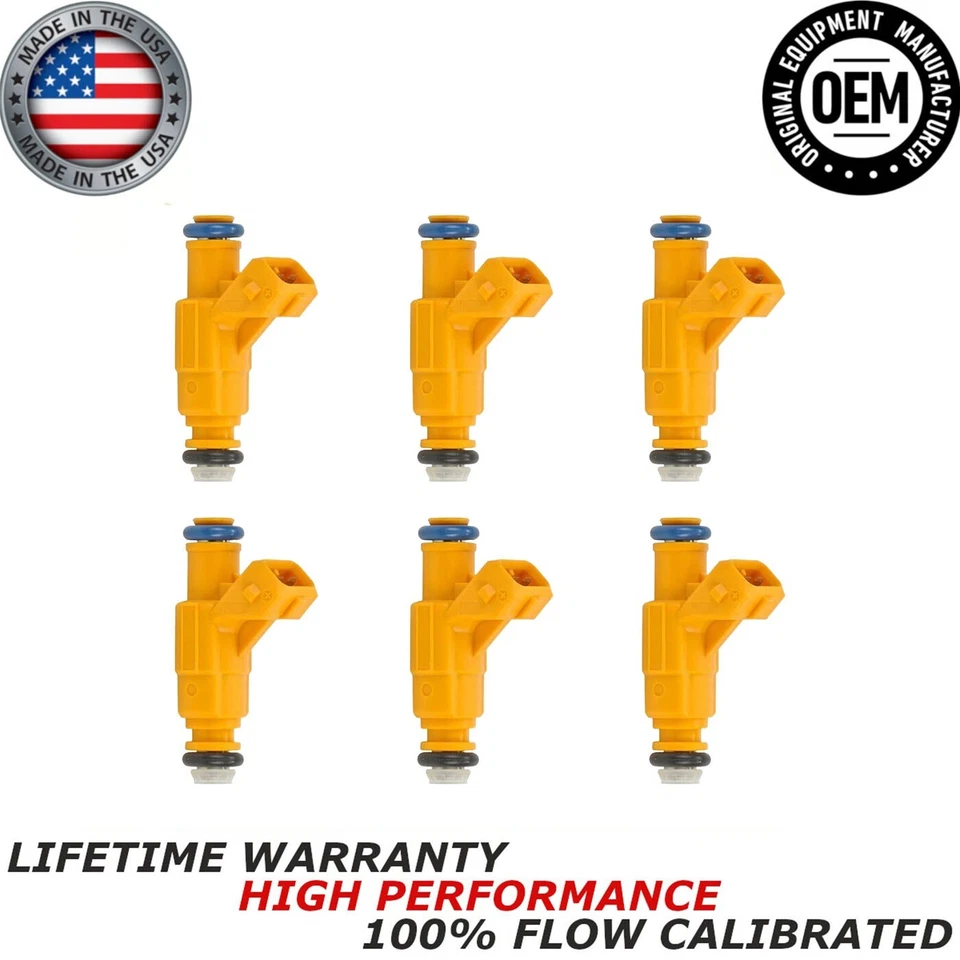 Nuevos inyectores de combustible Bosch 6X OEM PARA 1999-2001 4,0 L V6 #0280155900 Foto 1 de 4