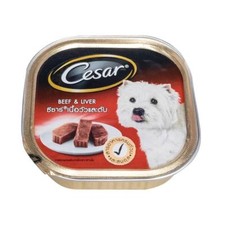 CESAR Animali domestici Alimento Cane Bagnato Alimento MANZO e FEGATO Aromato Per...
