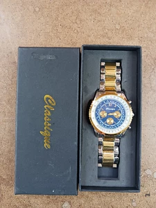 Classique Uhr Quarz silber/goldfarben - Bild 1 von 5