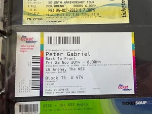 Peter Gabriel Ticket 2014 - Bild 1 von 1