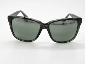 MAUI JIM JACARANDA MJ763-11MS Matte Grey Stripe/Grey Polarized Sunglasses - Picture 1 of 6