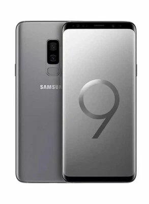 Excelente 8/10 Samsung Galaxy S9 SM-G960U 64 GB Desbloqueado Gris con LCD Img Burn Foto 1 de 4