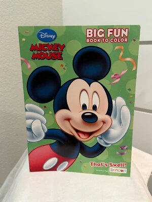Activity Books Mickey Mouse ''That's Swell!'' Coloring 80 Pages Foto 1 de 2