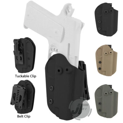 Tactical IWB Right Waist Holster Concealed Tuckable / Belt Clip for Colt 1911 - Image 1 of 4