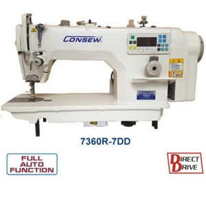 Consew 7360R-7DD High Speed Single Needle Drop Feed Lockstitch Industrial Sewing - Picture 1 of 1