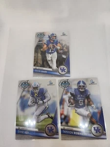 2023 Bowman Chrome University Devin Leary 1st First + Bonus Cards ! Zoom In - Picture 1 of 2