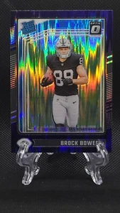 2024 Donruss Optic - Purple Shock Brock Bowers Las Vegas Raiders #215 Rookie - Bild 1 von 1