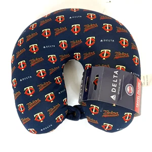 Delta Minnesota Twins Travel Neck Pillow Airline Baseball - Picture 1 of 3